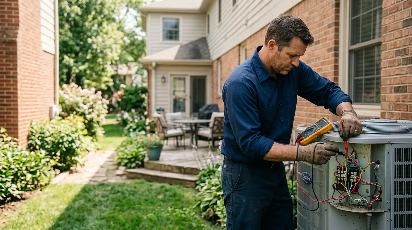 HVAC technician working near Harrington Park, NJ